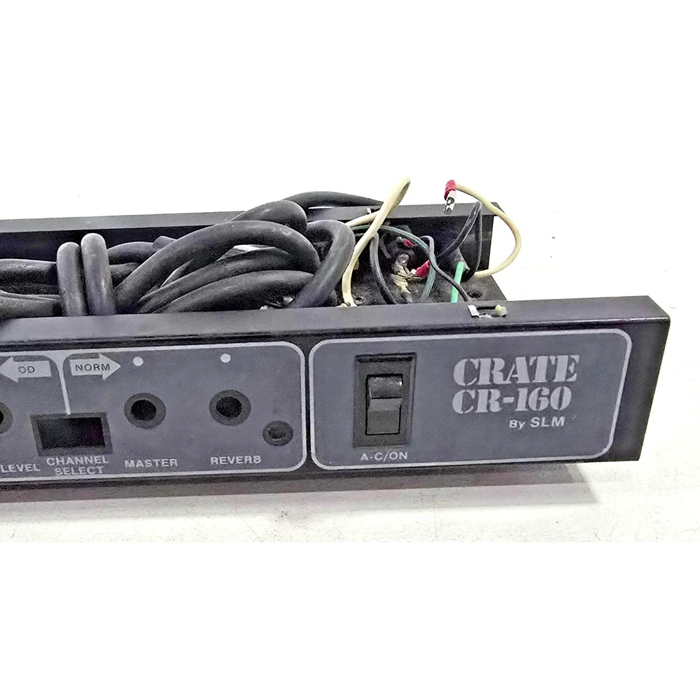 Crate CR-160 Amplifier OEM Control Panel Steel Plate Replacement Part